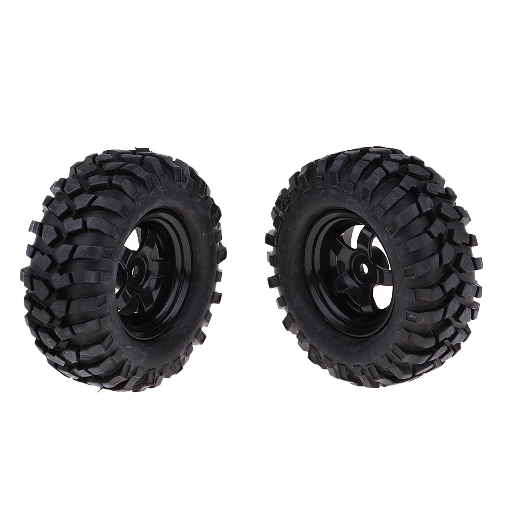 Set/4Pcs 96mm 1.9'' Wheel Tires Tyre for D90 F350 SCX10 1:10 RC Rock Crawler Car Truck Buggy Parts Accessories