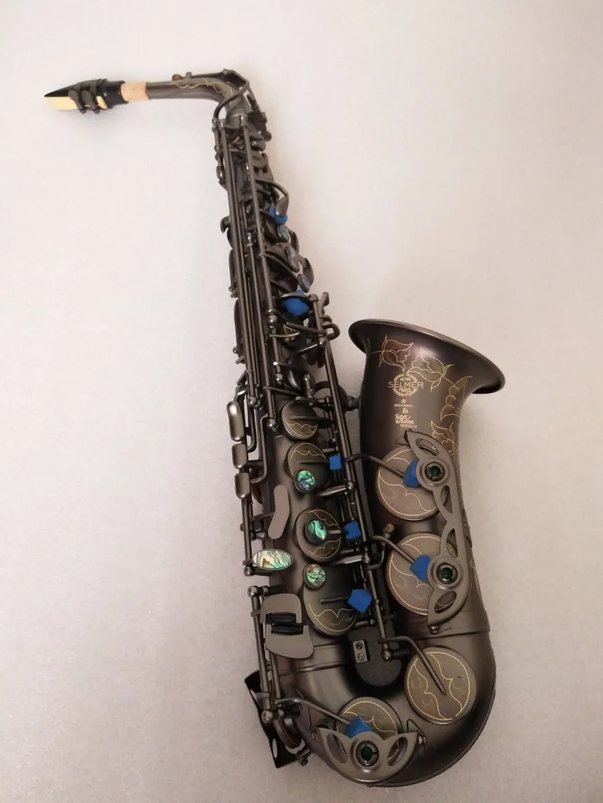 

Musical instrument French SELMER SAS 802 E-flat Alto Saxophone Accessories with Case Black alto sax copper professional grade
