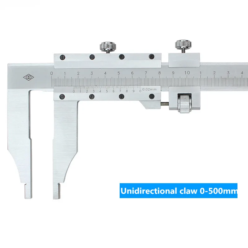 Односторонний коготь 0-1000 мм курсорный суппорт масляная маркировочная карта из нержавеющей стали шкала Штангенциркуль