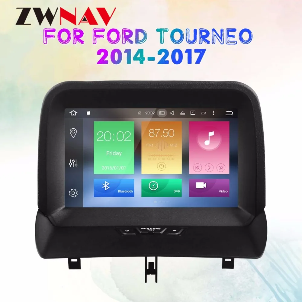 Android 8.0 Octa Core Car GPS Navigation auto stereo Radio Screen For FORD Tourneo 2014-2017 gps android Display ZWNAV