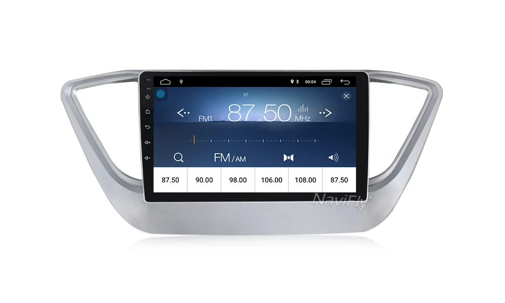 Discount NaviFly Car Radio Multimedia no 2 din android Video Player Navigation GPS For Solaris 1 2 Hyundai Accent Verna Sedan 36