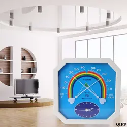 Прямая поставка и оптовая продажа настенный температура Измеритель влажности термометр гигрометр с часами APR29