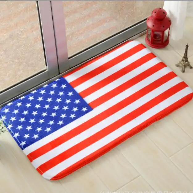 USA,Australia flag mat Cute soft antislip floor mat carpet mats rug washable Memory Foam doormat