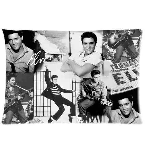 

Retro Elvis Presley Pillow Cases Covers Elvis Presley Pillows Cover Pillowcase Rectangle Polyester Print Gift Two Sides 20"x30"