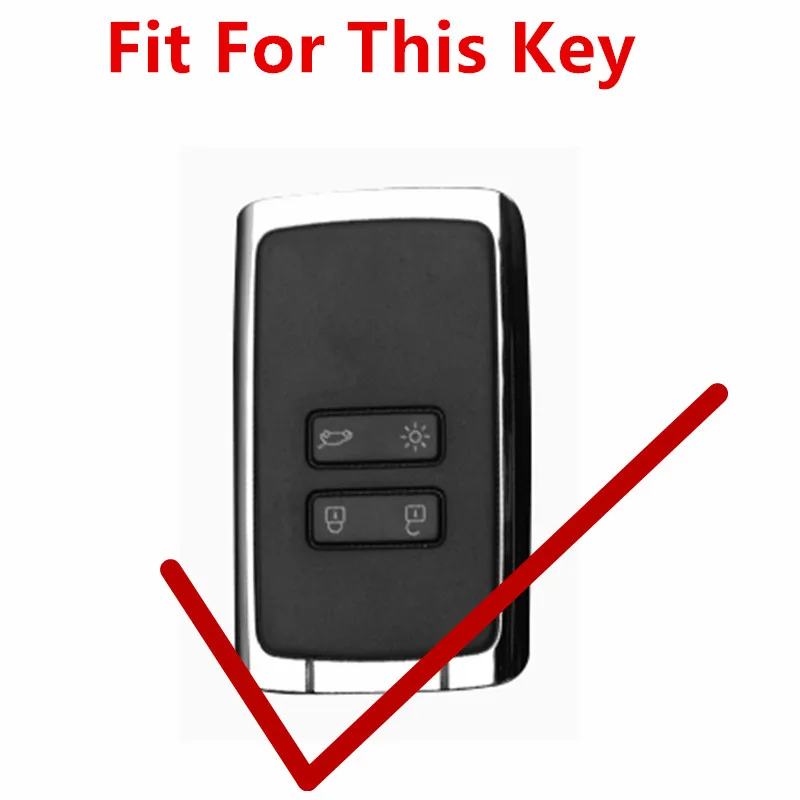 FLYBETTER натуральная кожа 4 кнопки Автозапуск смарт ключ чехол для Renault Kadjar стайлинга автомобилей L2001