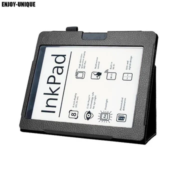 

Stand Leather cover case for pocketbook Inkpad 2 ereader protective case
