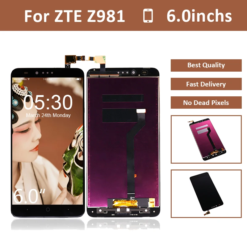 

For ZTE Zmax Pro Z981 LCD Display Touch Screen Digitizer For ZTE Z981 LCD Screen Display Assembly For ZTE Z981 Display Screen