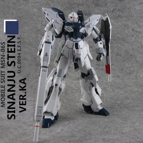 MG 1//100 Ver.Ka MSN-06S Sinanju Stein Gundam Water Decal for Bandai Hobbies