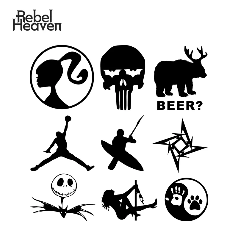 Rebel Heaven автомобиля стикеры Viniy JDM декоративные сексуальная обнаженная девушка полюс танцы медведь + олень = пиво? Каякер каяк спортивный