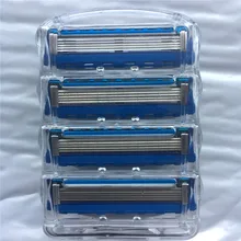 8pcs/set Men Shaving Razor Blades Beard Shave Blade Portable Shaver Razor 5Blade System Sharpener Blades for Men