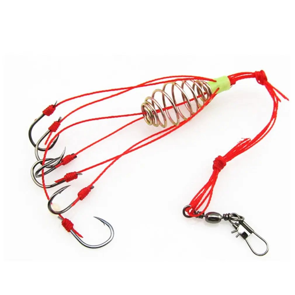 

Anti-winding explosion hook 4 packs Fishing tackles Fishing tackle accessories have barbs Fishing supplies