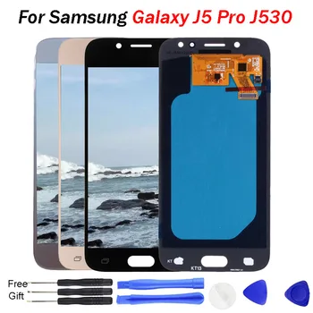 

OLED For Samsung J5 pro LCD display J530 J530FN SM-J530F for samsung j5 ekran 2017 LCD replace parts J530F Display LCD