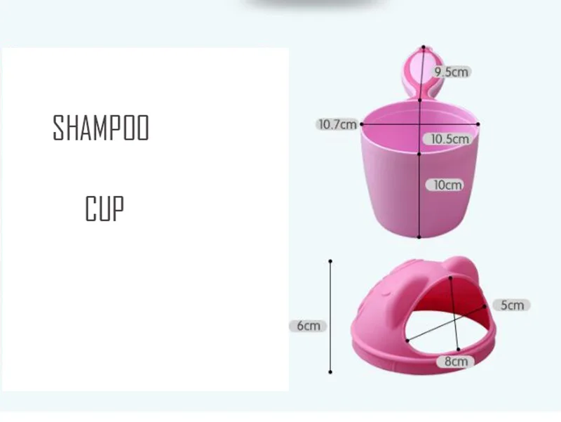 MOTOHOOD Cartoon Baby Shampoo Cup Shower Water Spoon Infant Children Wash Hair Head Cup Kid Bathing Beach Toy For Kids  (1)