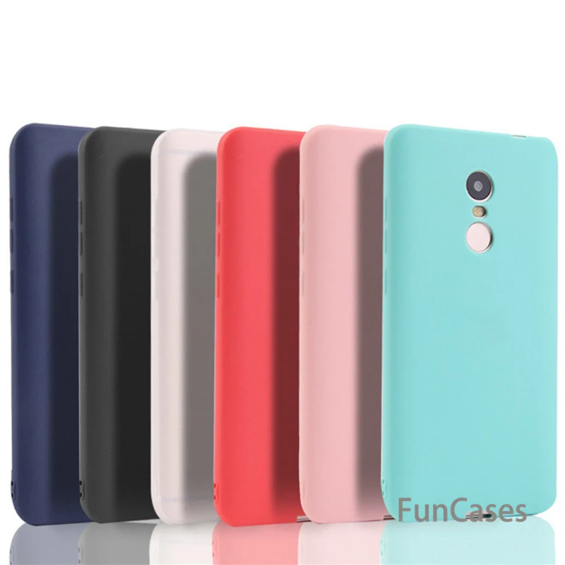

Soft Silicone Mobile Phone Case For Xiaomi Redmi 6A 6Pro Solid TPU Protective Cover For Xiaomi Redmi Note 5a 5Plus MI6 Note4X