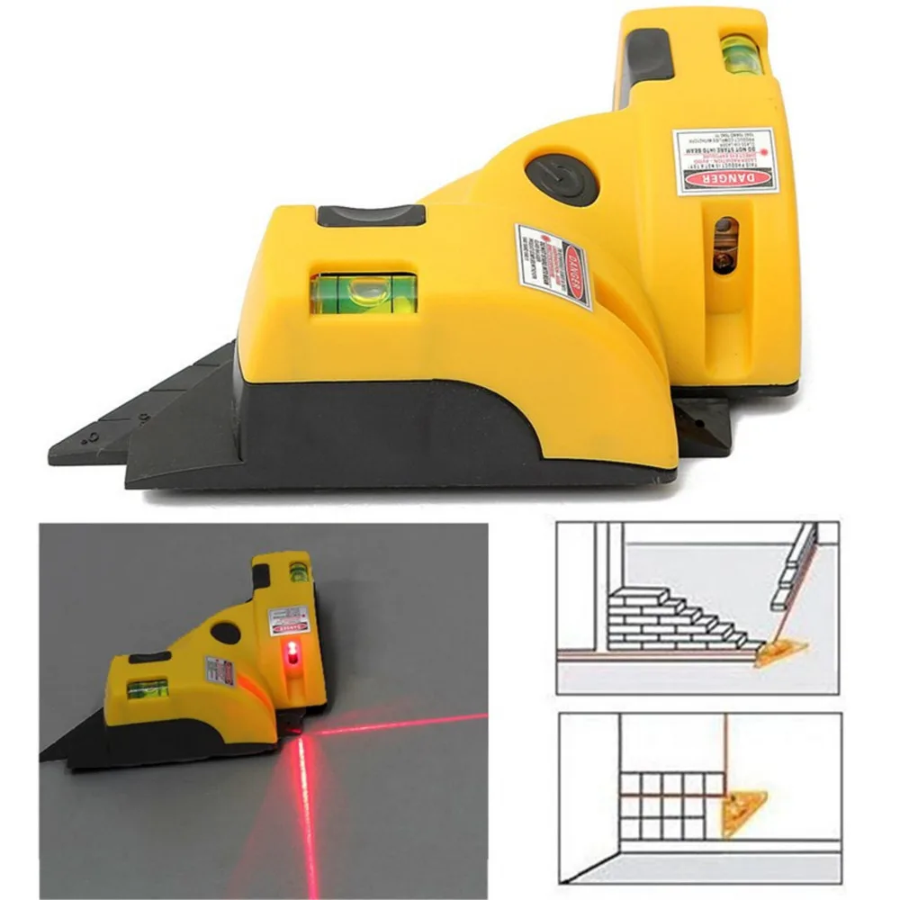 

Hot Sale Vertical Horizontal Laser Line Projection Square Level Right Angle 90 Degree