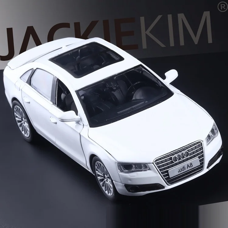 

High Simulation Exquisite Diecasts & Toy Vehicles: ShengHui Car Styling A8L Luxury Car 1:32 Alloy Diecast Model Sounds and Light