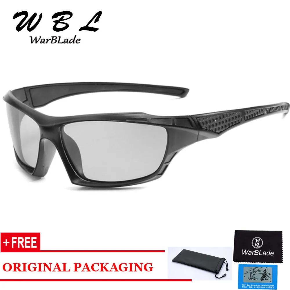 

WarBLade Photochromic Sunglasses Men Driving Polarized Sun Glasses Chameleon Driver Safety Night Vision Goggles Glasses UV400