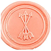 Винтаж тройной крест арро пользовательские роскошные Воск уплотнительное штамп латунь павлин металлической ручкой Щупы для мангала плавления ложка деревянной подарочной коробке комплект