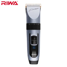 RIWA Hair Clipper For Men And Children LED Display Mute Design Hair Trimmer Professional RE-730BI