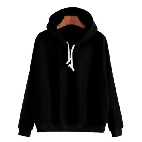 

Fashion Stylish Women Casual Solid Color Hoodies Ladies New Winter Autumn Warm Sweatshirt Long Sleeve Loose Tops Jumper Pullover