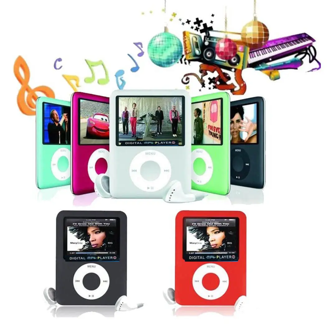 

Popular Fashion Hot Multi-function Latest Version MP3 MP4 Music Player Lossless Sound Portable Support up 8-32GB