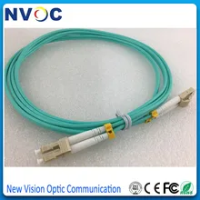 18 шт./лот, 2 м, LC-LC OM3-150 волоконно-оптическая 10 г многомодовая, 3,0 мм, ПВХ, патч-корд OM3 50/125, дуплексная волоконно-оптическая Перемычка патч-корд