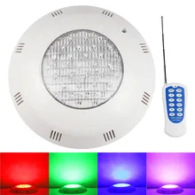 Цветная(RGB) подводная лампа 18 светодиодный AC12V пруд светодиодный свет IP68 Водонепроницаемый плавательный украшения для вечеринки у бассейна Светодиодный прожектор с пультом дистанционного управления