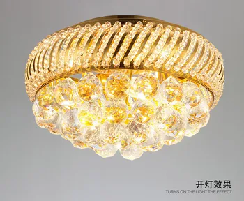 

luxury crystal Ceiling lamp Bed room Ceiling Lights top Crystal Ball k9 crystal Modern Ceiling lights 35 CM (13.8 Inch) Diameter