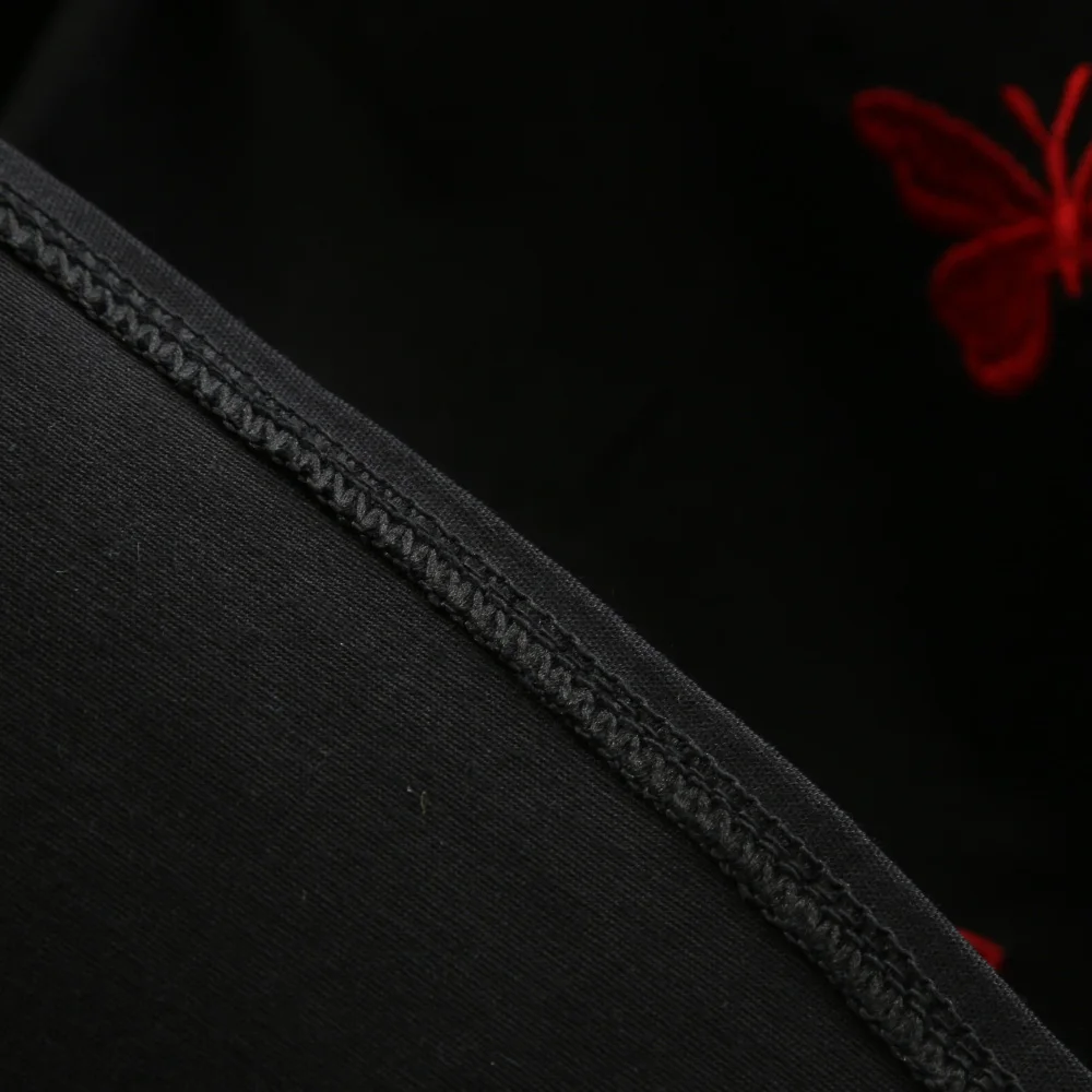 Вечерние платья в винтажном стиле с вышивкой бабочки размера плюс черного цвета, без рукавов, с v-образным вырезом, на молнии, элегантное платье в стиле ретро, 4XL