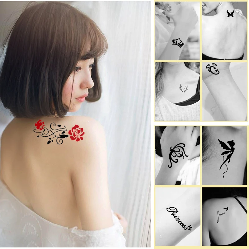 10 листов/лот многоразовые трафареты для татуировок Аэрограф краски для женщин мужчин детей, флэш боди-арт краски трафареты для блестящих татуировок наклейки