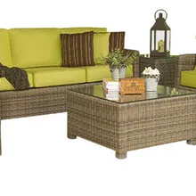 Все Погоду 4 шт. пользовательские открытый ивовые прутья патио комплект