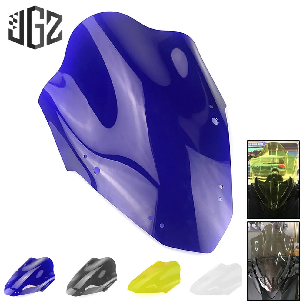 For YAMAHA XMAX 250 X max 300 2017 2018 Motorcycle Acrylic Front Windshield Windscreen Wind