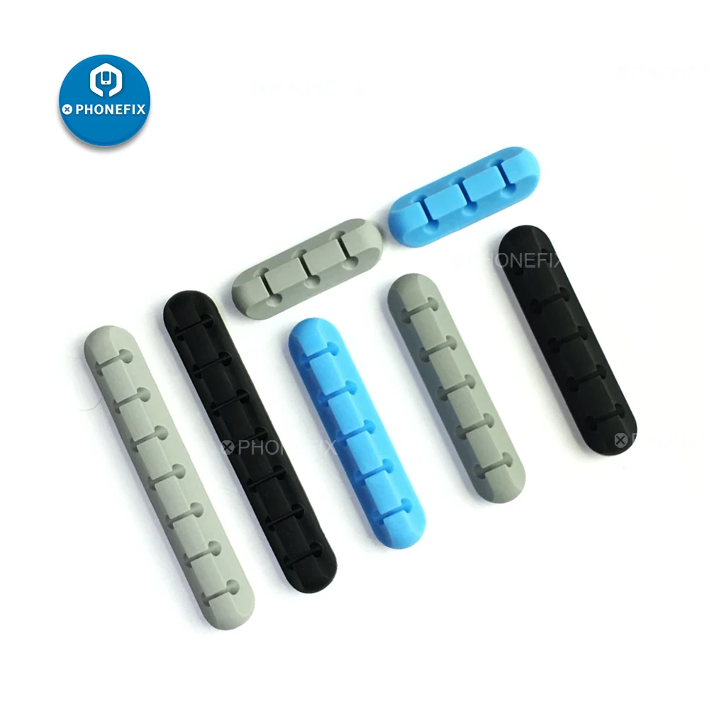 Desktop USB Cable Cord holder management clip (1)