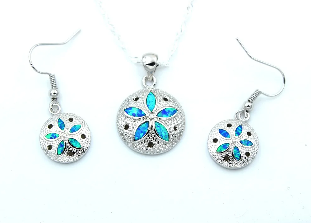 Песочный доллар огненный опал ювелирные наборы на Рождество|opal jewelry set|jewelry setsfire