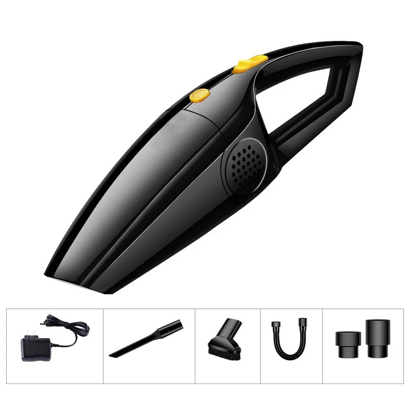 HIMOSKWA Portable Wireless Vacuum Cleaner For Home And Car 12V Rechargable Handheld Dust