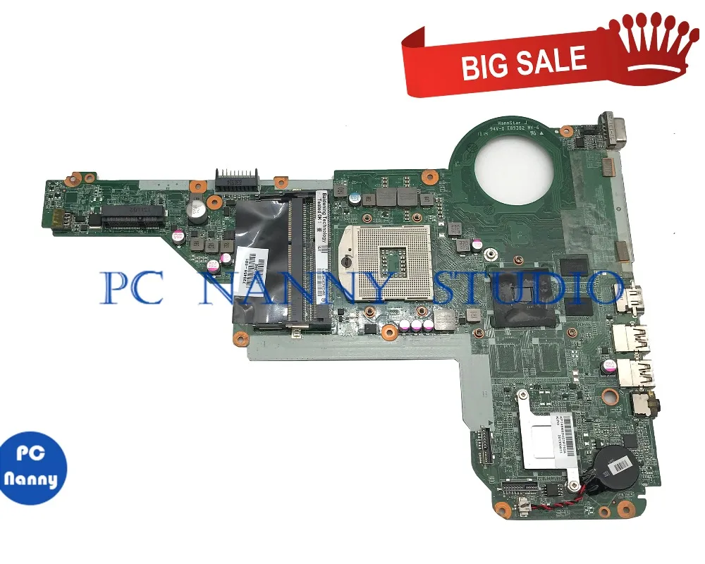 ПК Няня для HP Pavilion 15 E 17 Материнская плата ноутбука DA0R62MB6E0 720459 501 001 HM76 DDR3