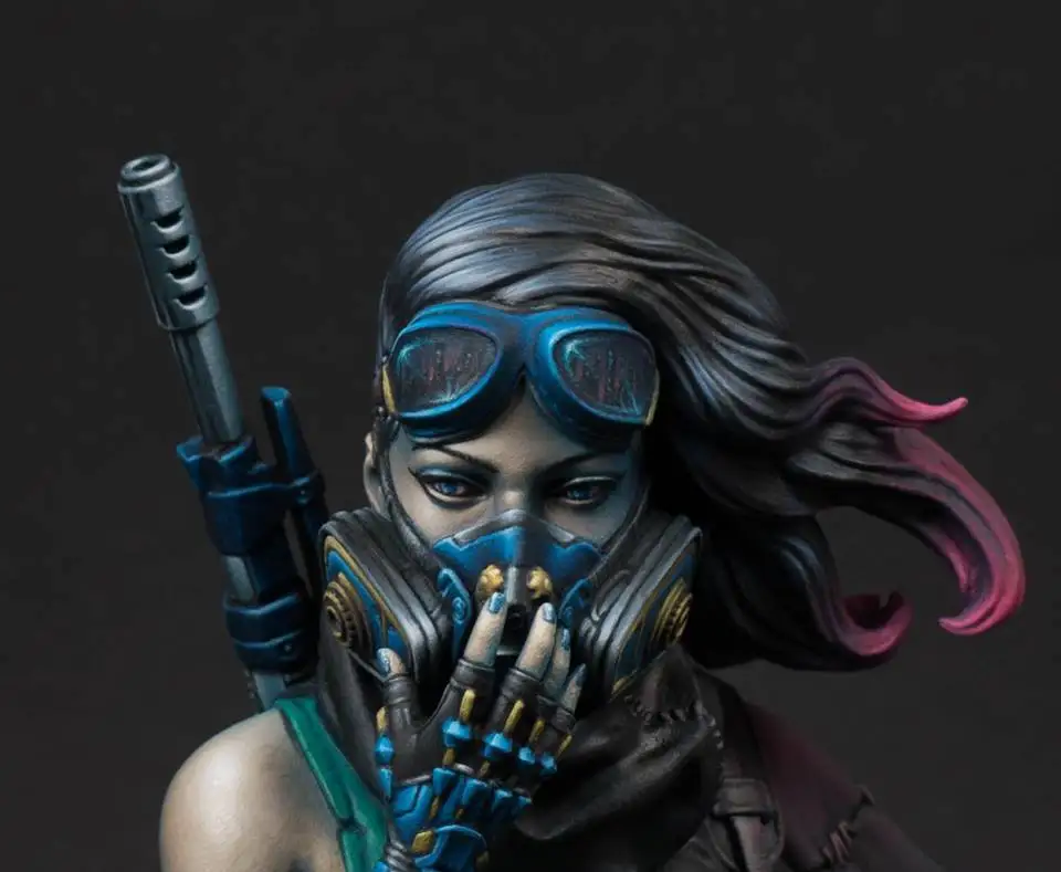 Набор фигурок из смолы 1/10 Nalani Desert Woman Bust Неокрашенный набор для гаража|Игровые