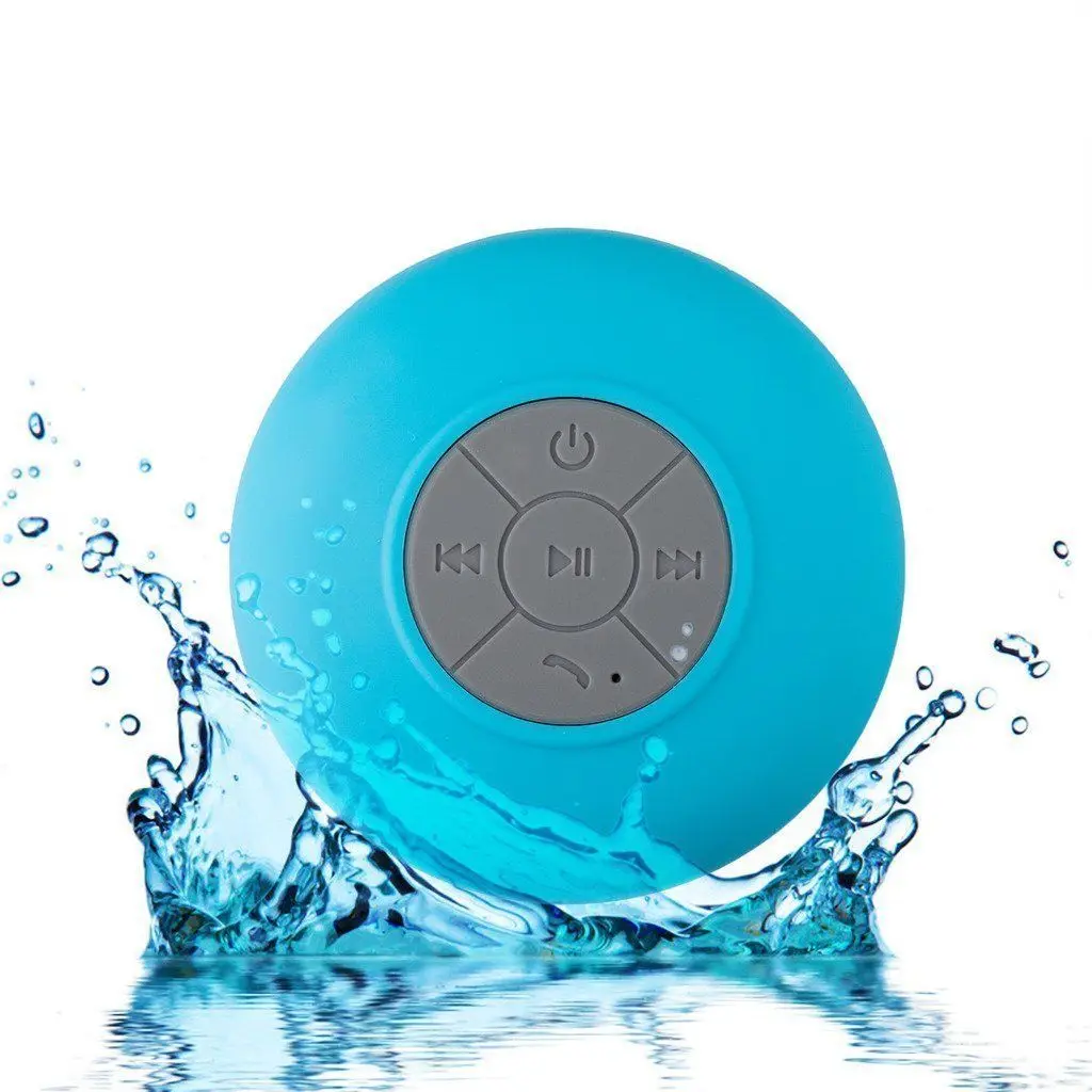 Горячая Мини Bluetooth динамик водонепроницаемый портативный беспроводной Громкая Связь Динамик s с присоской для ванной бассейна автомобиля пляж открытый