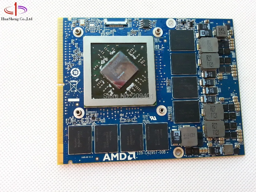  Free shipping For DELL ALIENWARE M17X R3 HD 7970M Video card 216-0836036 Graphics Card Fully Tested 