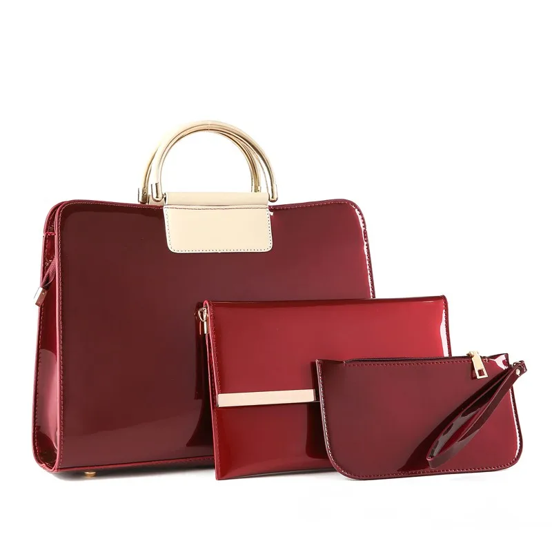 

Luxury Women Messenger Bags Tote Bags 2018 New Women Bags Famous Designer Brand Bags Women Patent PU Leather Handbags Feminina
