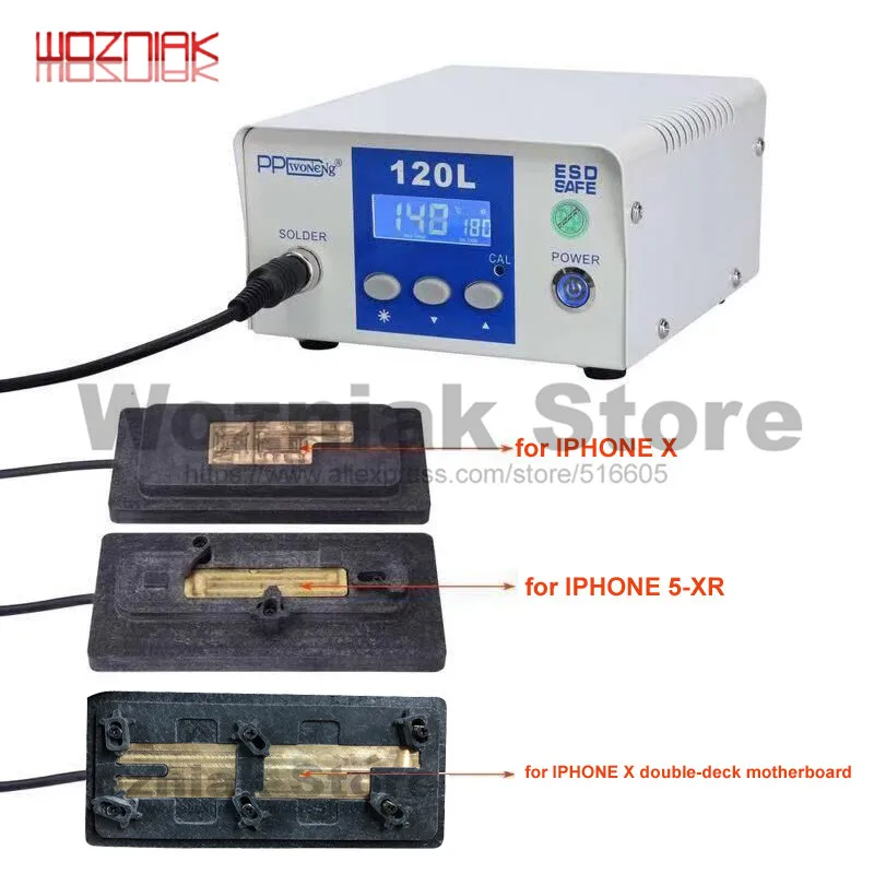 Wozniak PPD 120L Entlöten Rework Station Unsolder Entfernen Schweißen Platfor tisch für iPhone Motherboard CPU Chip A8 A9 A10 A11 Kaufen