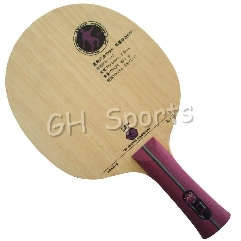 

RITC 729 Friendship L-3 L3 L 3 ARAMID OFF++ Table Tennis Blade for PingPong Racket