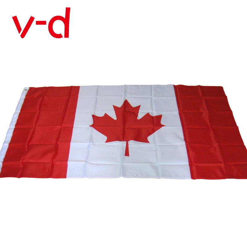 Бесплатная доставка флаг Канады xvggdg 90x150 см баннер украшение из Канады|canada flag|flag