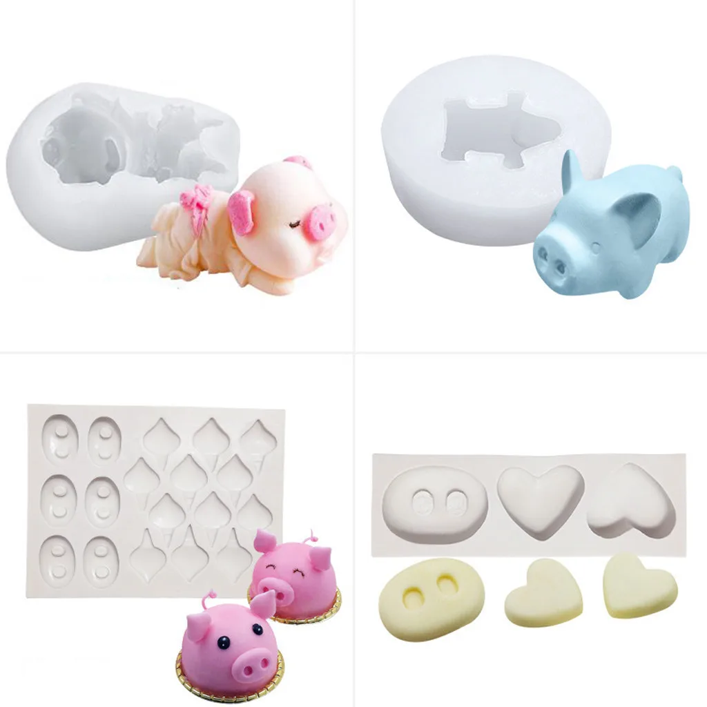Силиконовая форма для торта Piglet mousse мороженого супер милая свиньи силиконовая para