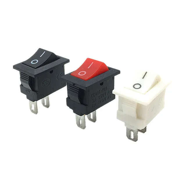Lot De 2 Boutons Poussoirs Micro-interrupteurs KW3-0Z - 16A 250V, Instantané, Parfait Pour Bricolage Et Réparation