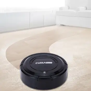 

Convenient Practical Smart Robot Vacuum Cleaner Touch Control Small Cleaning Robot USB Rechargeable Home Cleaning Machine