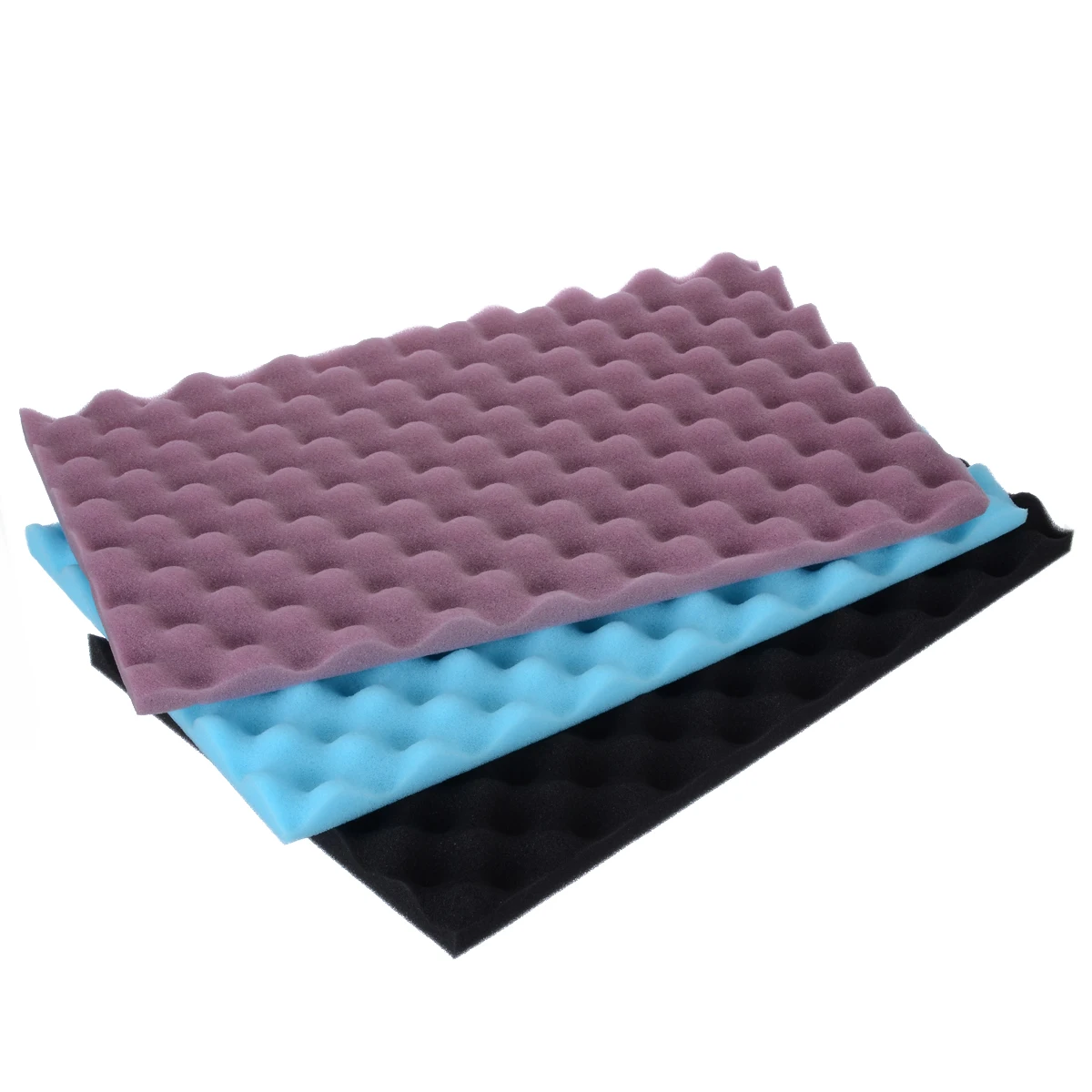 3pcs 450*280mm Lightweight Aquarium Media Filter System Foam Sponge Pads Flame Retardant Silencing Sponge Thickness 20mm