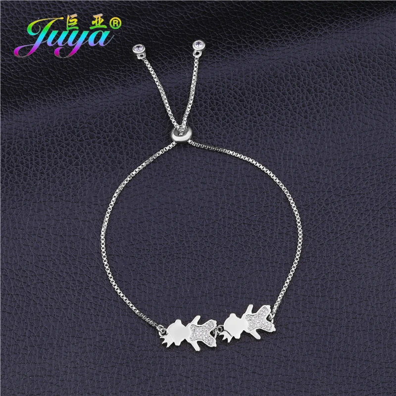 Gold/ Women's Bracelets Supplies Handmade Adjustable Chains Boy+Girl