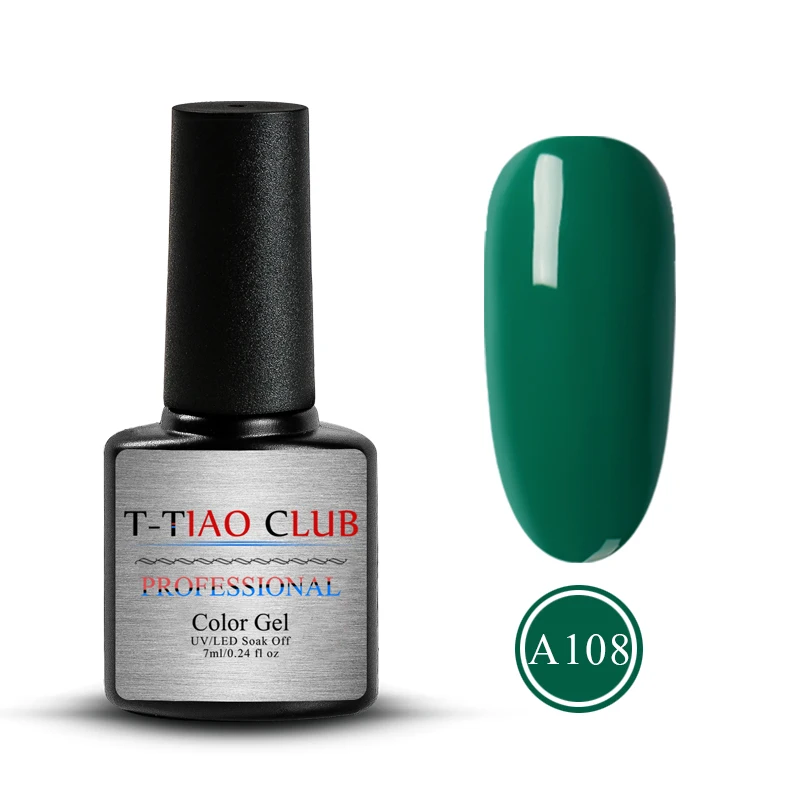 T-TIAO CLUB 7 мл Зеленая мята серия Гель-лак для ногтей гель-праймер впитывающий лак УФ светодиодный Быстросохнущий полуперманентный для дизайна ногтей - Цвет: M30404