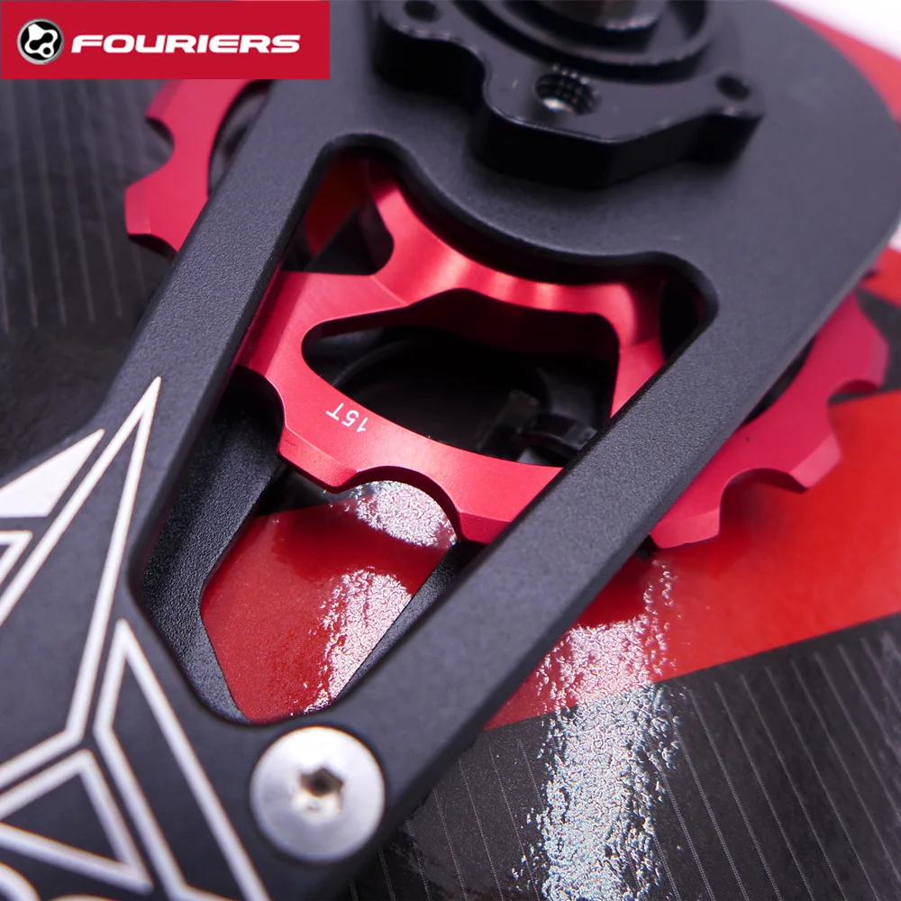 Sistema de aleación de FOURIERS OSPW para SRAM Red/Force/competitive/e-tap bicicleta de carretera transmisión trasera de gran tamaño rodamiento de cerámica con rueda de polea Sistema de aleación de FOURIERS OSPW para SRAM Red/Force/competitive/e-tap bicicleta de carretera transmisión trasera de gran tamaño rodamiento de cerámica con rueda de polea